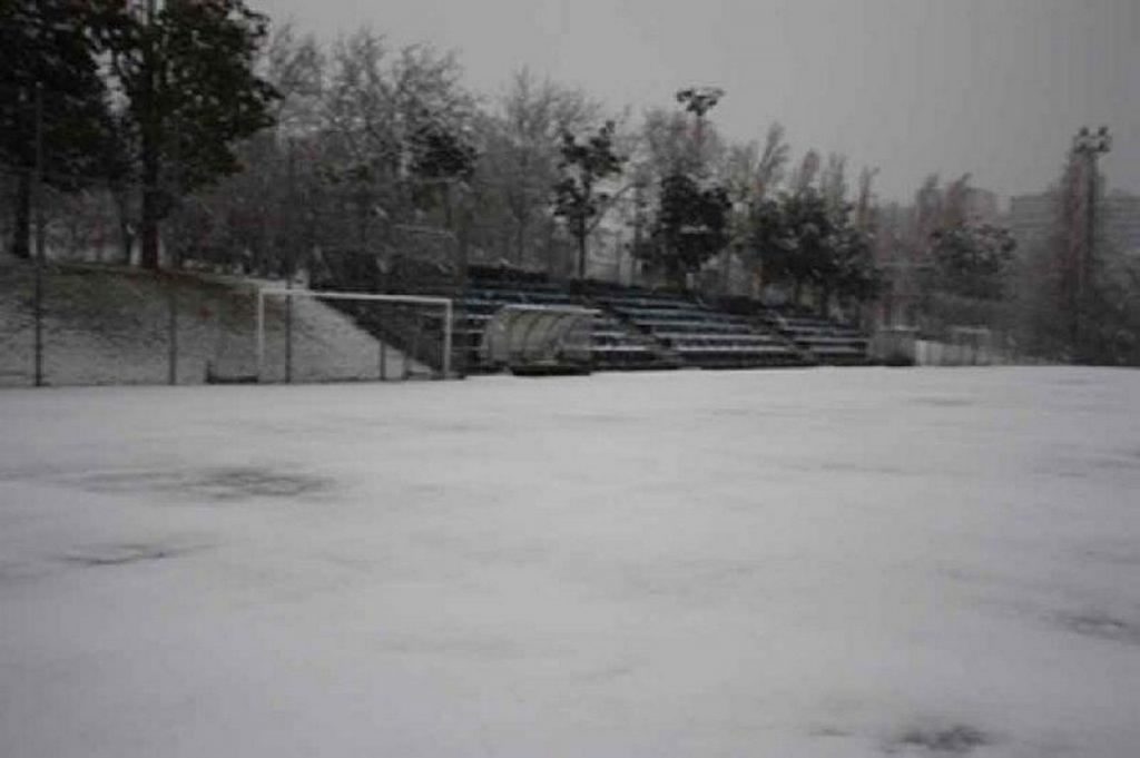 Camp municipal Menorca nevat